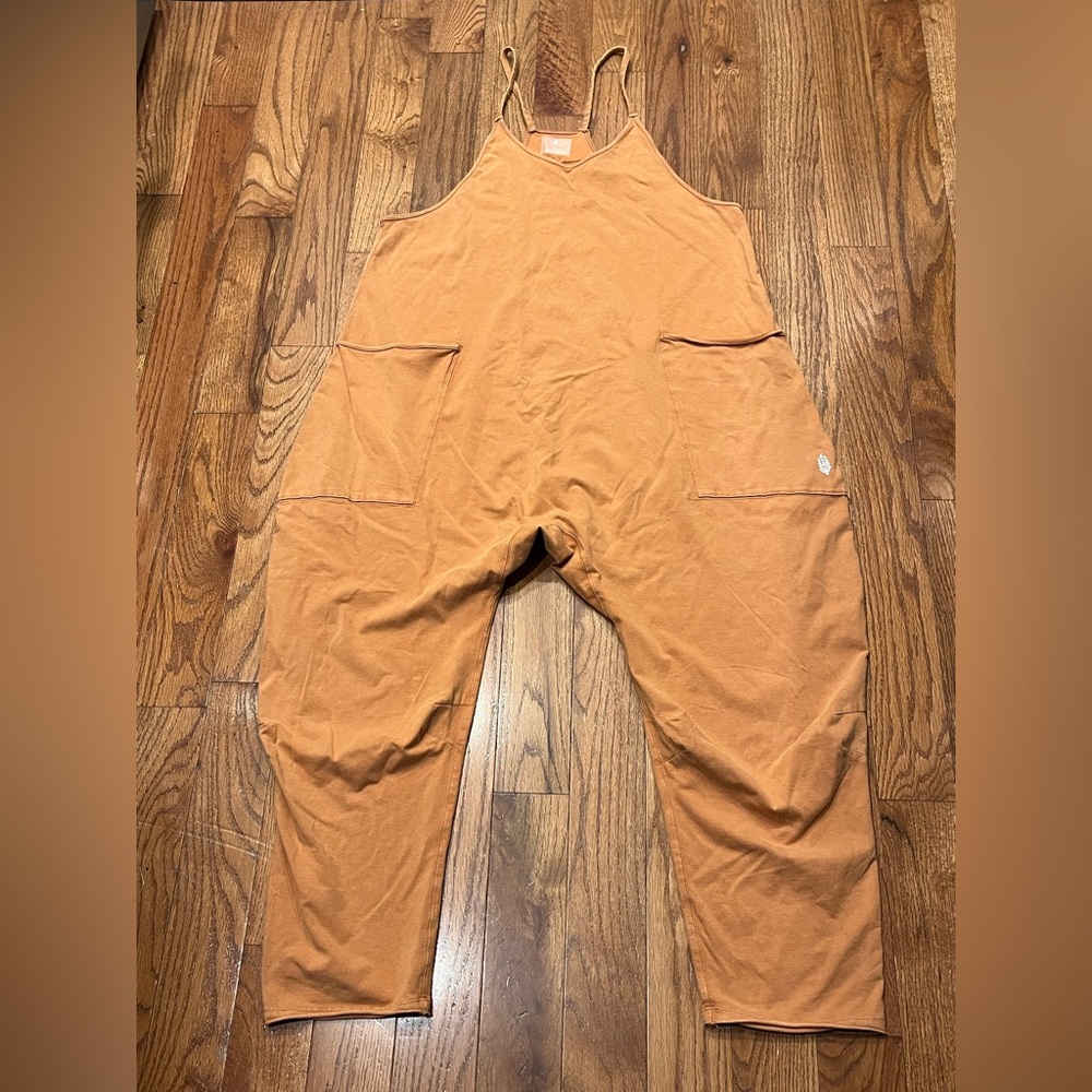 Free People Movement Hot Shot Onesie Toasted Coconut SMALL - Picture 6 of 11
